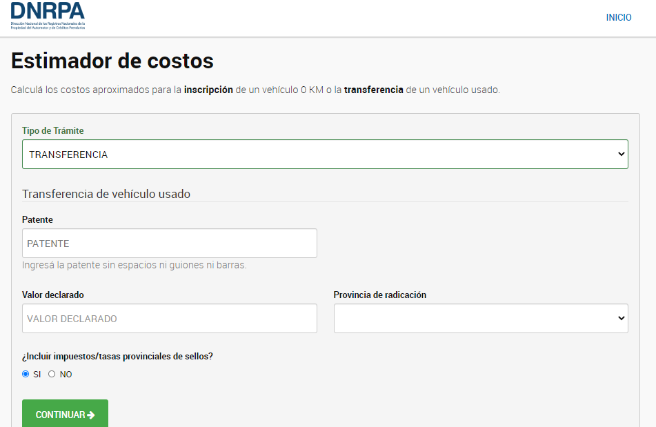 Como Se Paga La Transferencia De Un Auto