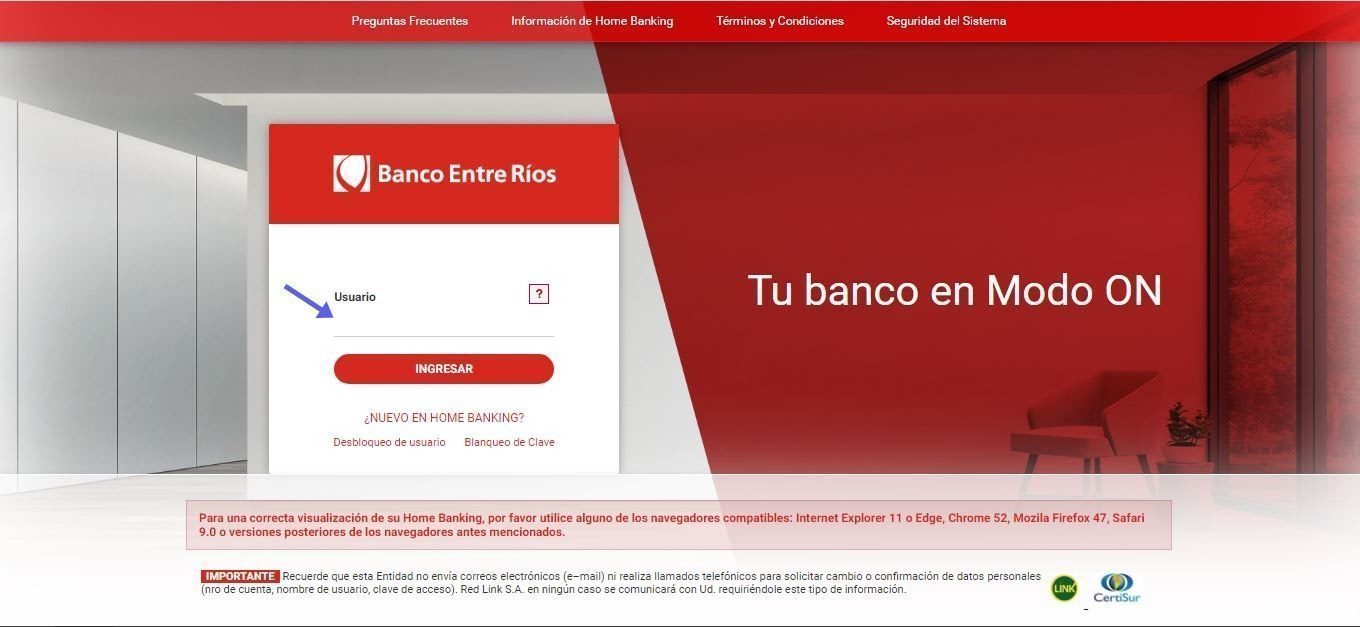 Como Hacer Home Banking Banco Entre Rios